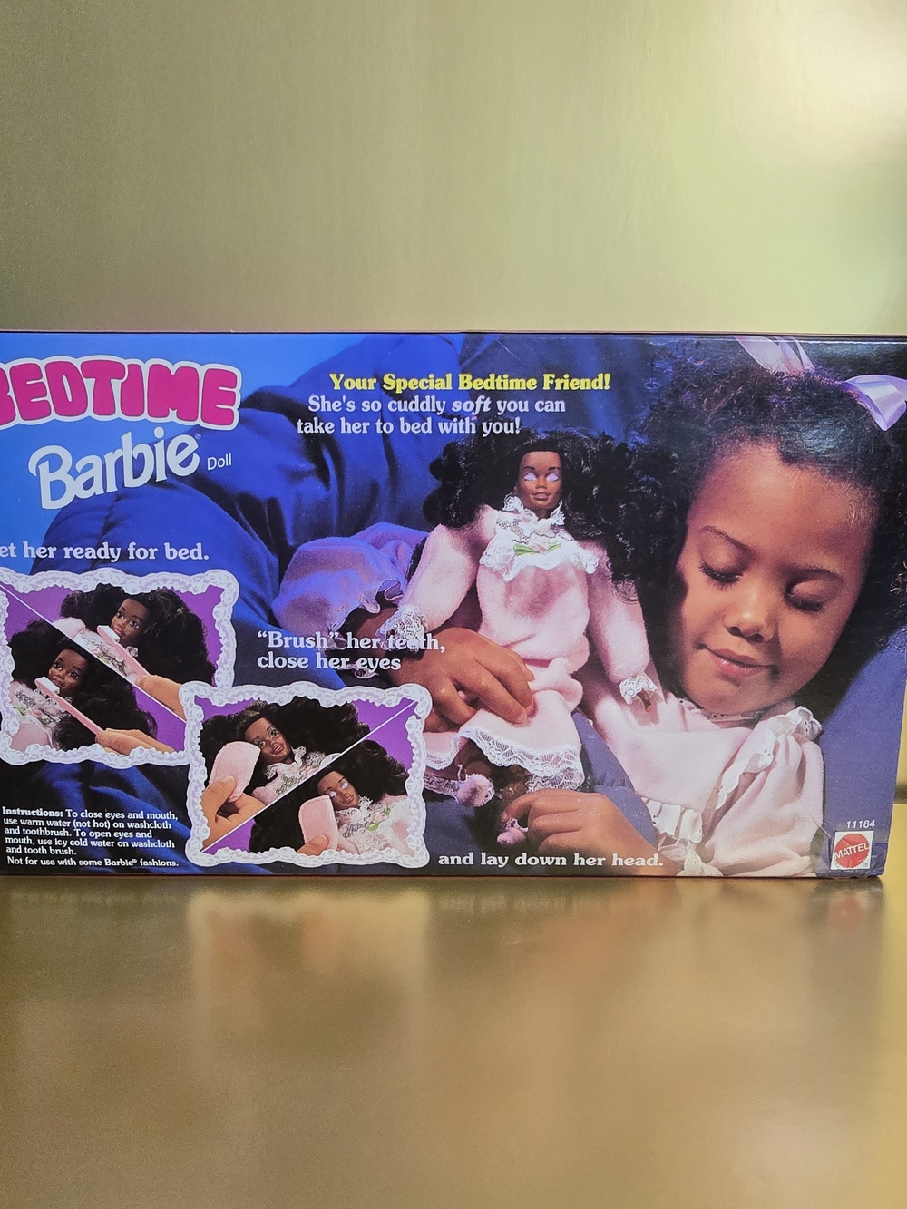 Barbie Bedtime Doll in Light Pink Nightgown